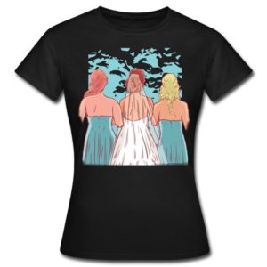 Frauen T-Shirt "Braut und Brautjungfern"